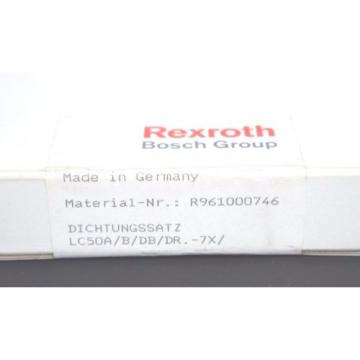 NEW SEALED BOSCH REXROTH R961000746 CARTRIDGE VALVE SEAL KIT LC50A/B/DB/DR.-7X