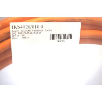 NEW BOSCH REXROTH IKS4020 / 010.0  CABLE R911283511/010.0 IKS40200100