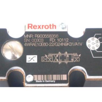 NEW REXROTH 4WRAE10E60-22/G24N9K31/A1V CONTROL VALVE R900558356