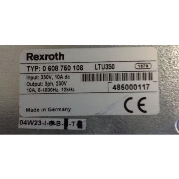 REXROTH *  0 608 750 108 SERVO AMPLIFIER  * LTU350