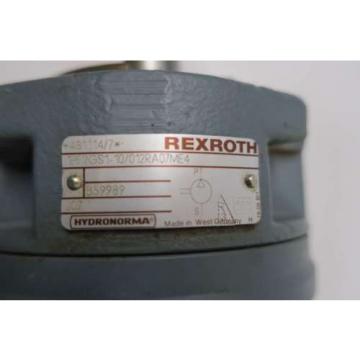 REXROTH 1PF2GS110/012RA07ME4 HYDRAULIC GEAR D539251 Pump