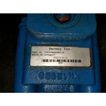 New Permco Hydraulic Gear , Bushing Style , M197A786QQA0714 Pump