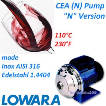 Lowara CEA AISI 316 Centrifugal CEA370/1N/D 1,1KW 1,5HP 3x230/400V 50HZ Z1 Pump