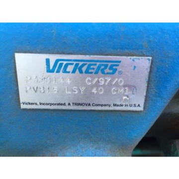Vickers Hydraulic Unit By PHL PVB15 LSY 40 CM11 with WEG 15 HP Motor Pump