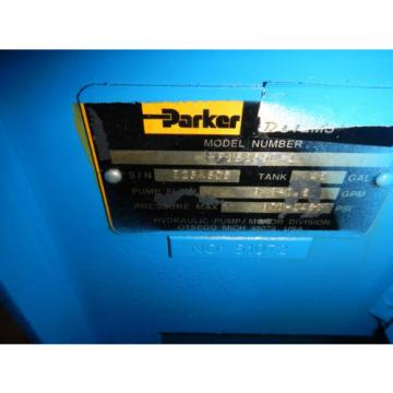 Parker PVP23 5HP, 9 GPM Hydraulic Power Unit Pump