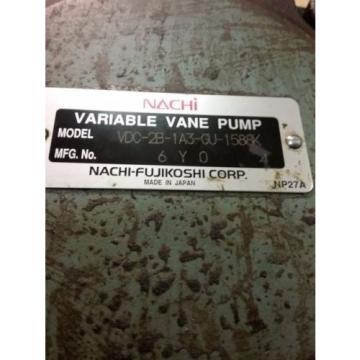 Nachi Variable Vane Motor_VDC2B1A3GU1588_LTIS85NR_UVD2AA33.741188A Pump