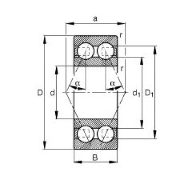 Angular contact ball bearings - 3002-B-TVH