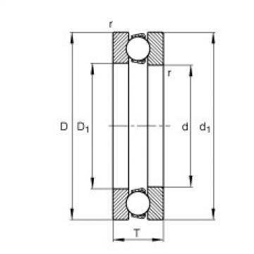 Axial deep groove ball bearings - 51115