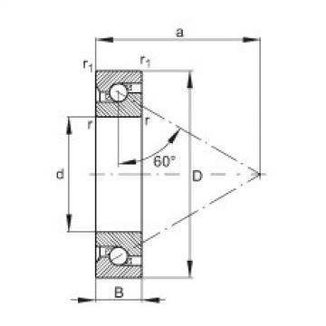 Axial angular contact ball bearings - 7602045-TVP