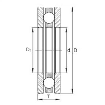 Axial deep groove ball bearings - 4403