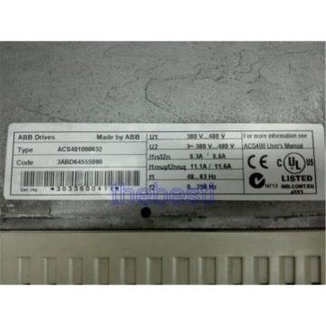 1 PC Used ABB Drive ACS401000632 380V 5.5KW In Good Condition