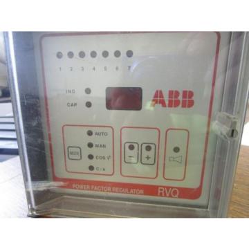 ABB POWER FACTOR REGULATOR RVQ 22252