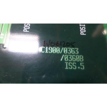 ABB C1900/0363 CONTROL BOARD DATA RECORDER *NEW NO BOX*