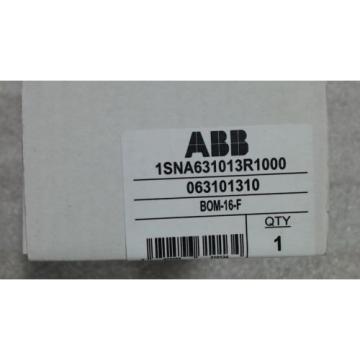 NIB ABB connector interface 1SNA631013R1000 BOM-16-F 063101310 - 60 day warranty
