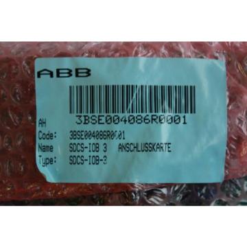 ABB Analog Connection Interface SDCS-IOB-3, 3BSE004086R0001