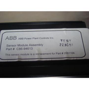 ABB Safe Flame DFS Sensor Module Discrimination P/N C86-94613 replace 2001104
