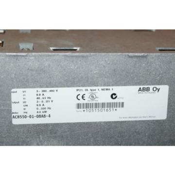 ABB Frequency converter ACH 550-01-08A8-4 , 4 KW ACH550-01-08A8-4