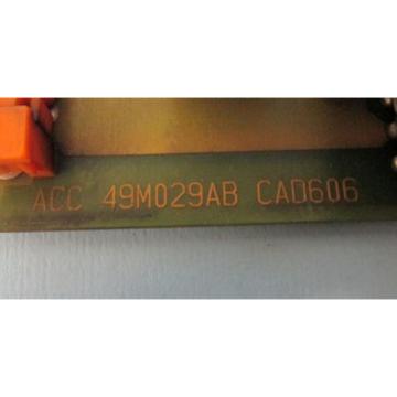 ABB ROBOTICS ACC 49M029AB CAD606 SERVO AMPLIFIER DSQC 266G
