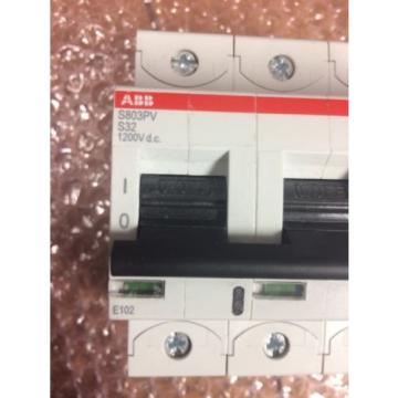 ABB S803PV-S32  CIRCUIT BREAKER 32A *Old Stock New*