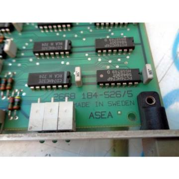 ABB ASEA BROWN BROVERI DSQC 210 2668 184-526/5 ROBOTIC SAFETY BOARD