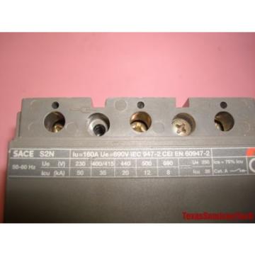 ABB SACE Isomax S2 S2N - Industrial Circuit Breaker 160A / 690VAC - 3 Pole