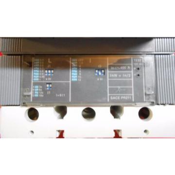 TESTED ABB S5H400BW  400AMP BREAKER W/ K6C-AB AUX. &amp; K5VD-M OPERATOR