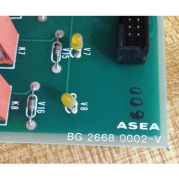 ABB ASEA BROWN BOVERI PC DIGITAL OUTPUT CIRCUIT BOARD BG 2668 0002-V YPO-104A