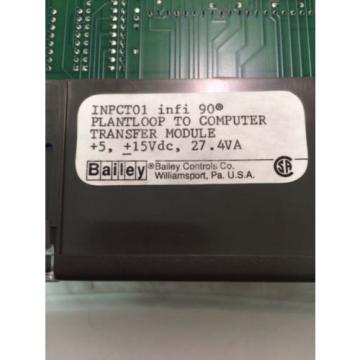 ABB Bailey Infi 90 Plant Loop to Computer Transfer Module INPCT01