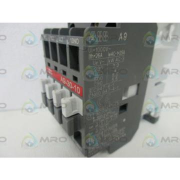 ABB A9-30-10 CONTACTOR 26AMP 110V *USED*