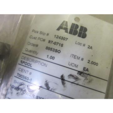 ABB 700360-1 SPOOL *NEW IN A BAG*