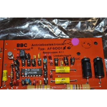 VERIMAT BBC ABB AAD6 DRIVE REGULATOR BOARD AF6001C AF6001B REPAIRED BY ABB