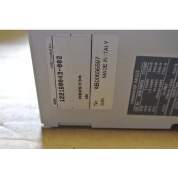 ABB SACE S3N 122160043-002  150 amp 600 volt SACE S3  Tested