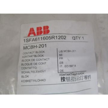 ABB MCBH-201 CONTACT BLOCK *NEW IN FACTORY BAG*