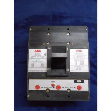 New In Box ABB LHB63600S 600 Amp Circuit Breaker 3 Pole 500 VDC Type LH