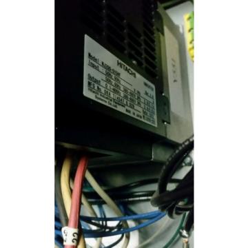 HITACHI WJ-200-015HF INVERTER WITH 4AMP 3 PHASE TRANSFORMER &amp; ABB DISCONNECT