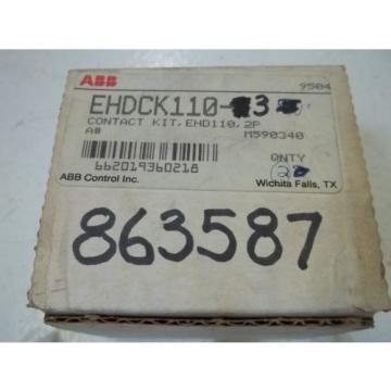 ABB EHDCK110-3 CONTACT KIT *USED*