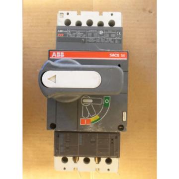 ABB SACE S4 S4N 3 pole 600v 150 amp circuit breaker