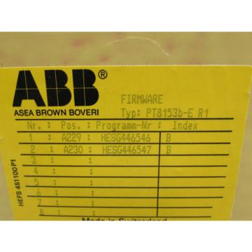 ABB PROCONTROL P13 PROGRAMABLE COMPACT CONTROLLER PT8153B-E NIB! MAKE OFFER!