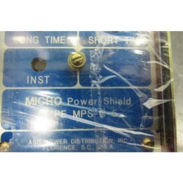 **New and Unused** ABB Micro Power Shield Type MPS-C-5 Power Circuit Breaker