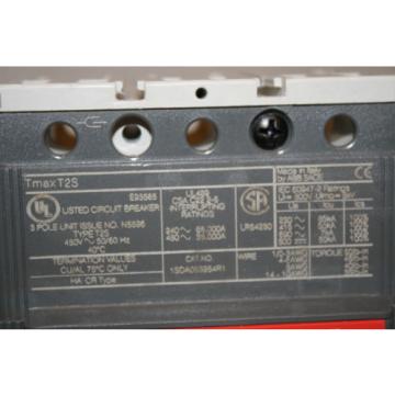 ABB Tmax T2S Circuit Breaker 25A  3 Pole Unit  E93565
