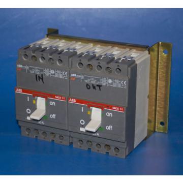 Lot 2 ABB SACE S1 S1N 50A Circuit Breaker 3 Pole 480VAC