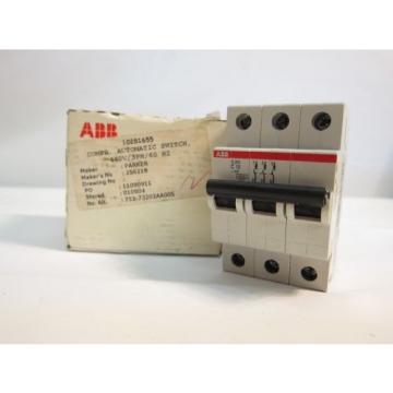 New ABB S203-C10 3 Pole Miniature Circuit Breaker S203C10 S200 Fixed 