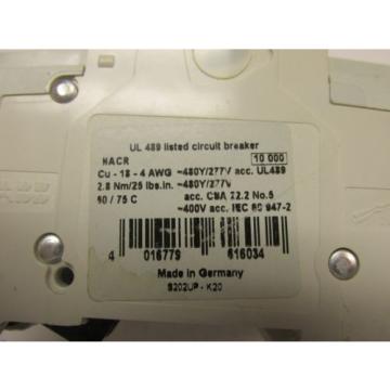 ABB Circuit Breaker Cat# S202-UP K20A ... 20A ... 480Y/277V .. 2P .. UA-22B