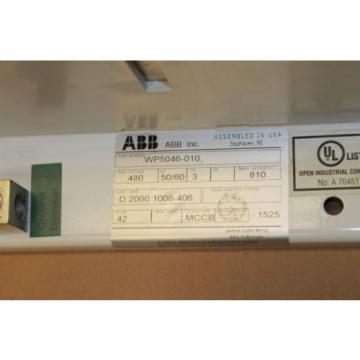 ABB WP5046-010 COMPLETE AF750-30 CONTACTOR SACE TMAX CIRCUIT BREAKER