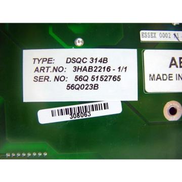 ABB DSQC 314B Power Supply Rectifier DC-Link 3HAB2216-1