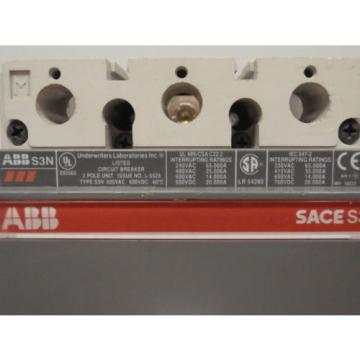 ABB SACE S3 S3N 40A 3-POLE CIRCUIT BREAKER