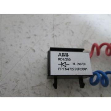 ABB 24-250VDC RD7/250 *NEW NO BOX*