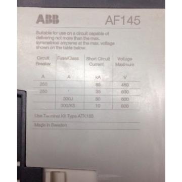 ABB AF14530, AF145-30, CAL18-11, 250A, IEC 60947-4-1, Shipsameday #134S