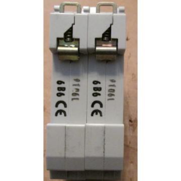 NEW NOS LOT OF 2 ABB S261-B6 Circuit Breaker 1 Pole 6 Amps 277 VAC