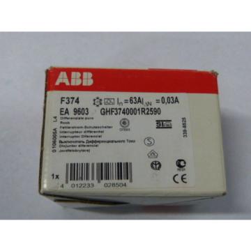 ABB F374 Circuit Breaker 25A 4Pole  NEW IN BOX